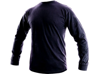 Pánské tričko s dlouhým rukávem PETR, tmavě modré, vel. 3XL